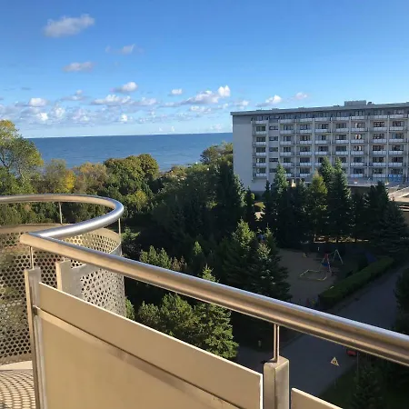 Apartament Ania z widokiem na morze w Hotelu Arka-3